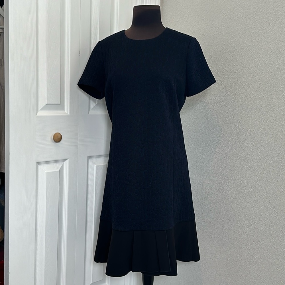 Tory Burch Navy and Black Knit Dress